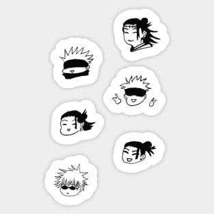 SatoSugu Character Icons Sticker